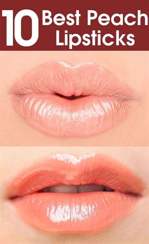 best peach lipstick